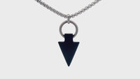 Triangle Drop Necklace in Stainless Steel