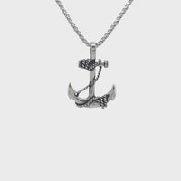 Anchor Pendant in Stainless Steel
