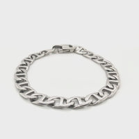 Men's 10MM Mariner Chain Bracelet in Stainless Steel, 9"