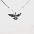 Eagle Wingspan Pendant in Stainless Steel