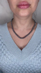 Black Pearl Necklace