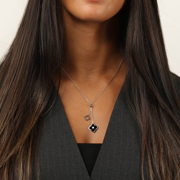 Flora Classic Double Flower Pendant