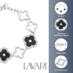Flora Grand Halo Nine-Station Flower Bracelet
