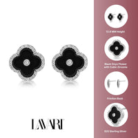 Flora Halo Flower Stud Earrings