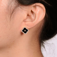 Flora Halo Flower Stud Earrings