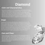 925 Sterling Silver Interlocking Diamond Necklace