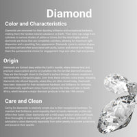 14K Gold Straight Bone Diamond Nose Stud - 22G