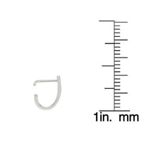 14K Faux Hoop L-Shaped Nose Ring - 20G