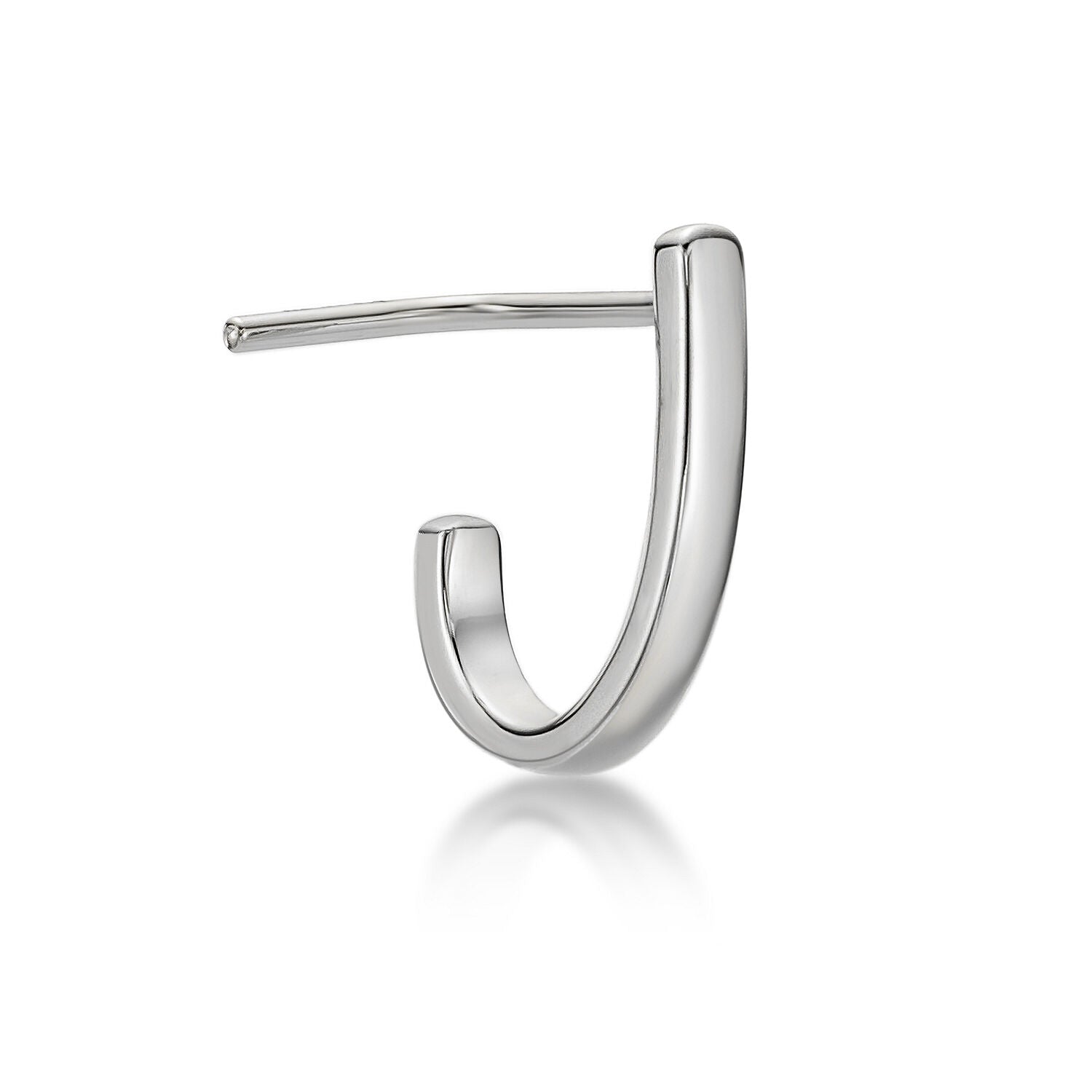 14K Faux Hoop L-Shaped Nose Ring - 20G