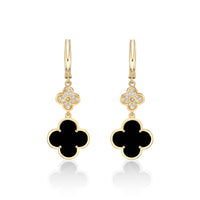 Flora Classic Twin Flower Earrings