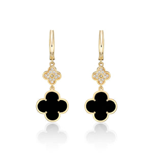 Flora Classic Twin Flower Earrings