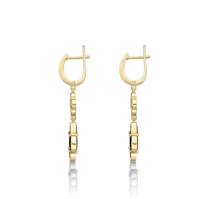 Flora Classic Twin Flower Earrings
