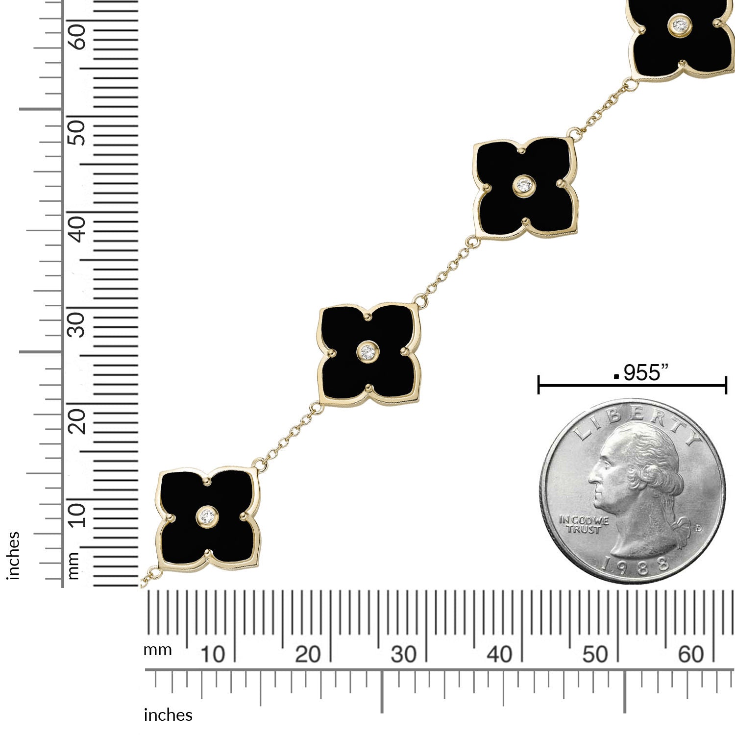 Flora Grand Five-Station Flower Bracelet