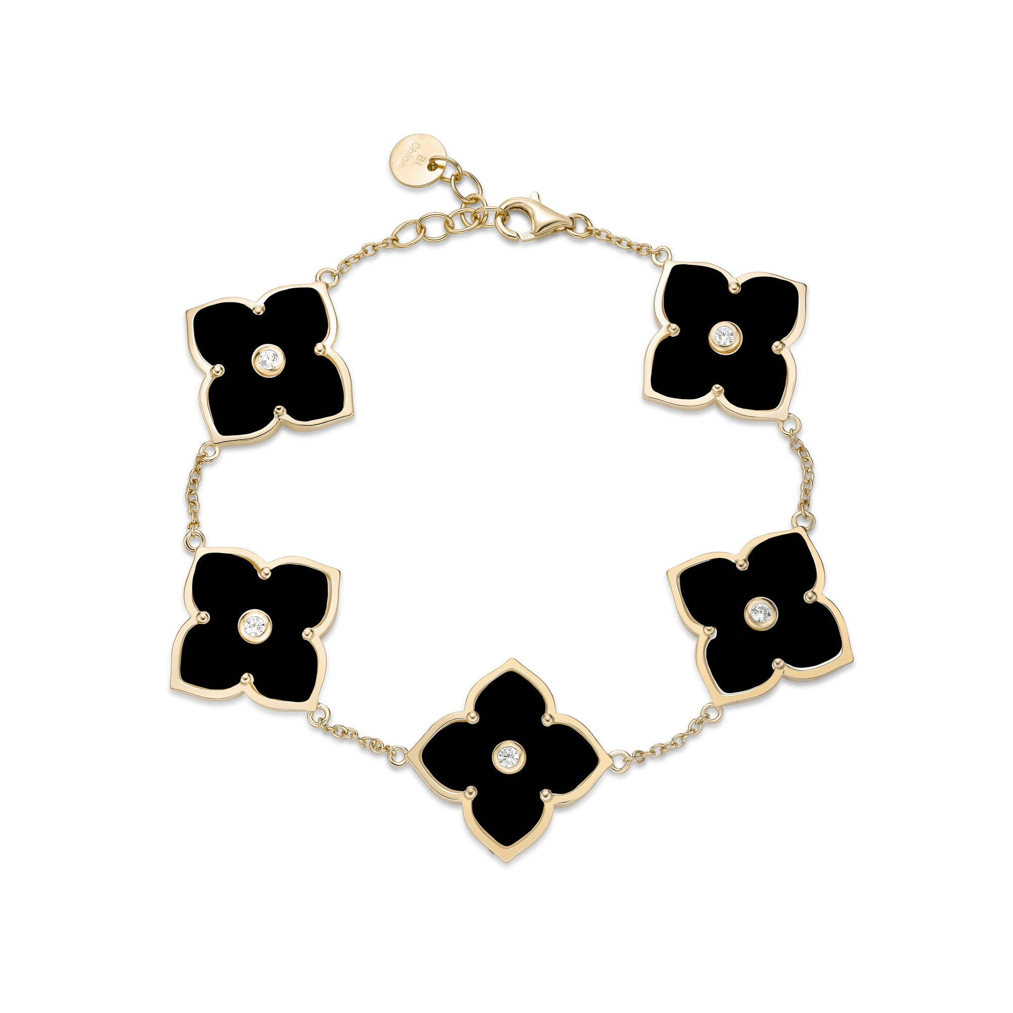 Flora Grand Five-Station Flower Bracelet – Lavari Jewelers