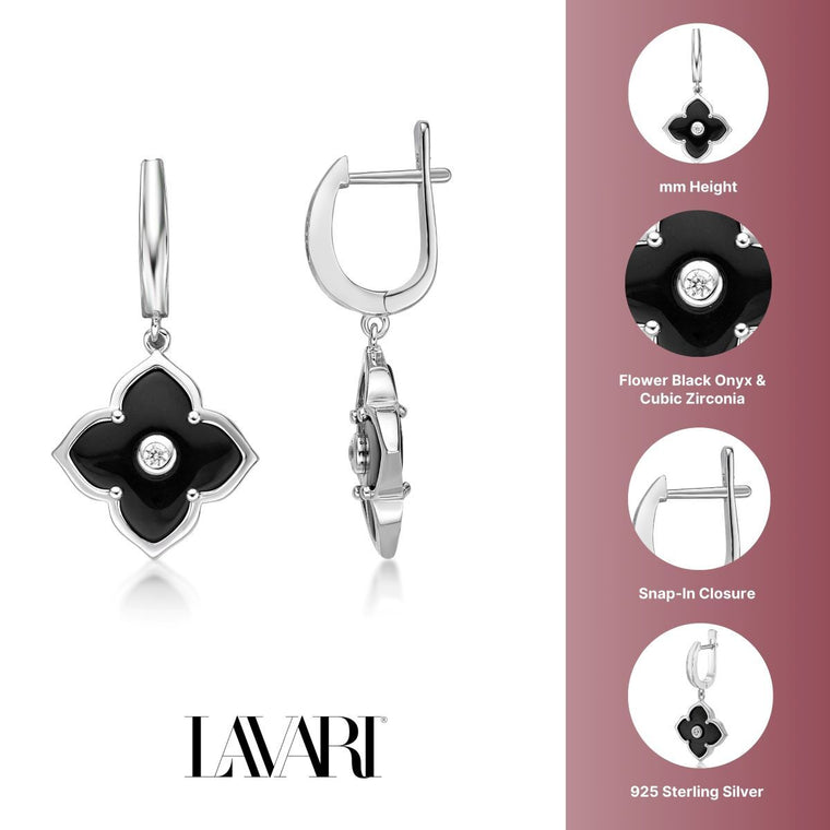 Flora Classic Flower Drop Earrings