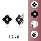 Flora Classic Flower Huggie Earrings