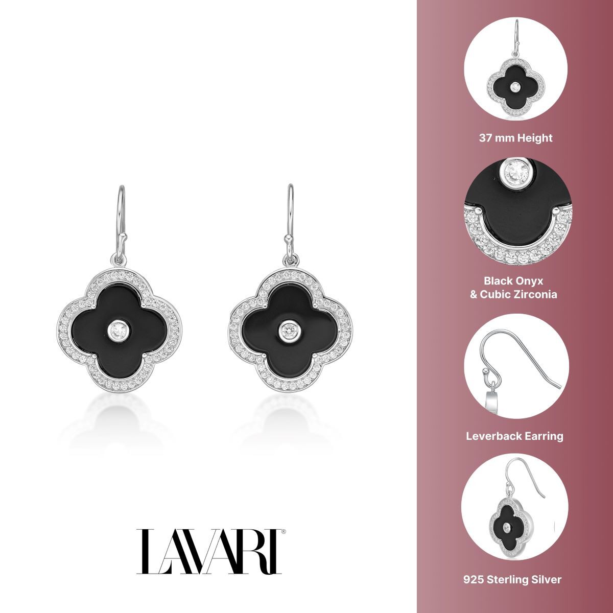 Flora Halo Flower Hook Earrings