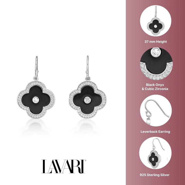 Flora Halo Flower Hook Earrings