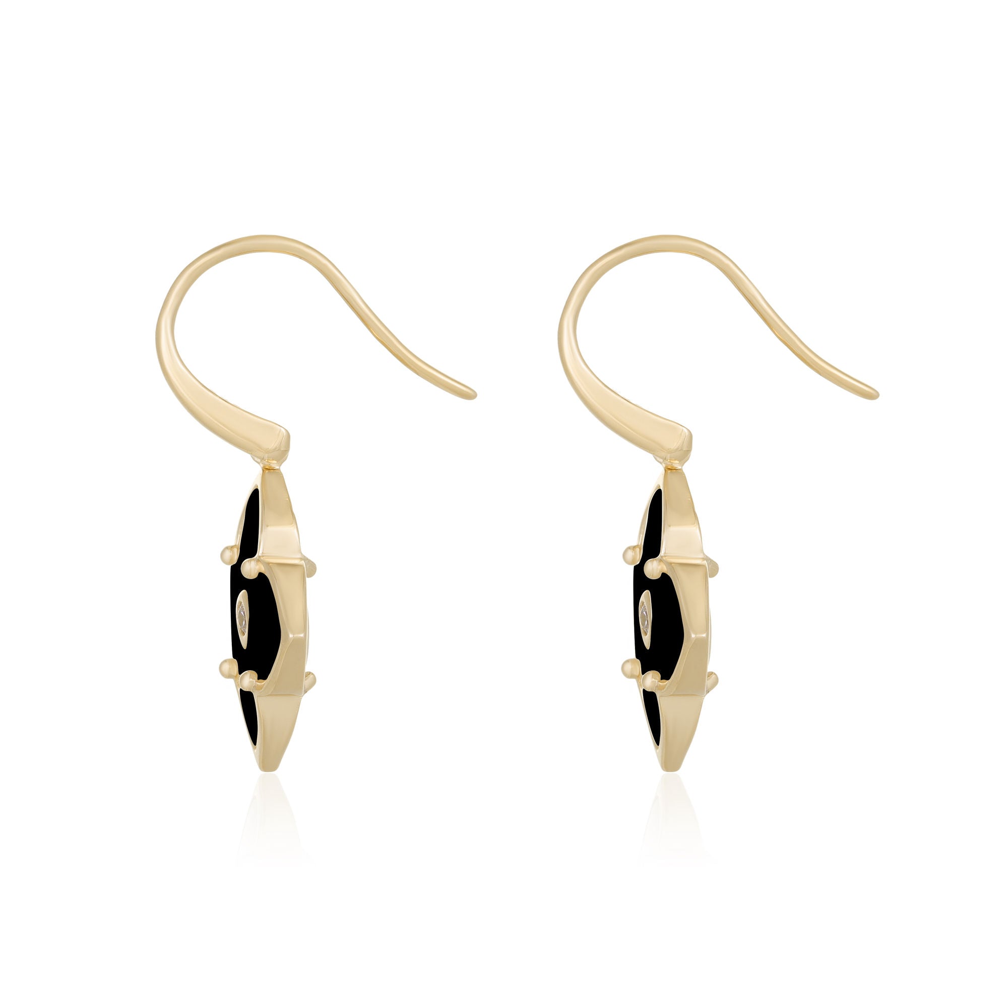 Flora Classic Flower Fish Hook Earrings