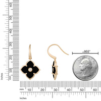 Flora Classic Flower Fish Hook Earrings