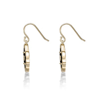 Flora Halo Flower Hook Earrings