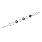 Flora Grand Halo Nine-Station Flower Bracelet
