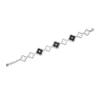 Flora Grand Halo Nine-Station Flower Bracelet