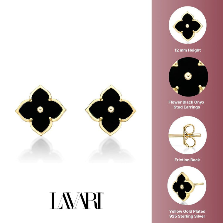 Flora Classic Flower Stud Earrings