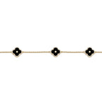 Flora Halo Three-Station Flower Bracelet