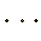 Flora Halo Three-Station Flower Bracelet