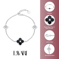 Flora Classic Triple Flower Station Bracelet