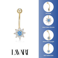 Star Belly Ring - 16G