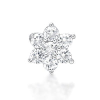 20 G (0.8 mm) Lab Grown Diamond Straight-Stud Nose Ring in 14K Gold