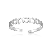 Adjustable Heart Toe Ring
