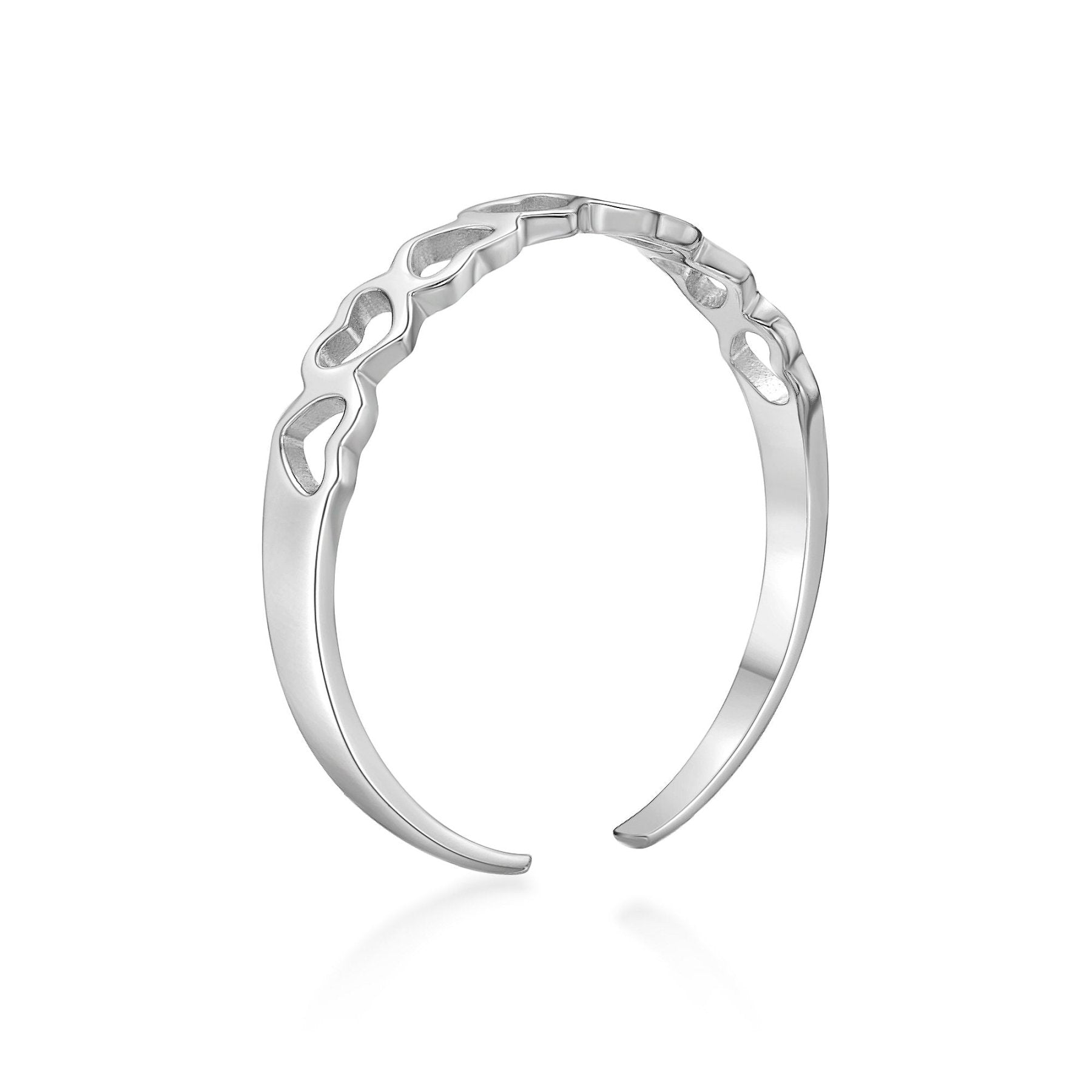 Adjustable Heart Toe Ring