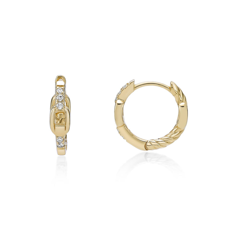 Chain Hoop Earrings