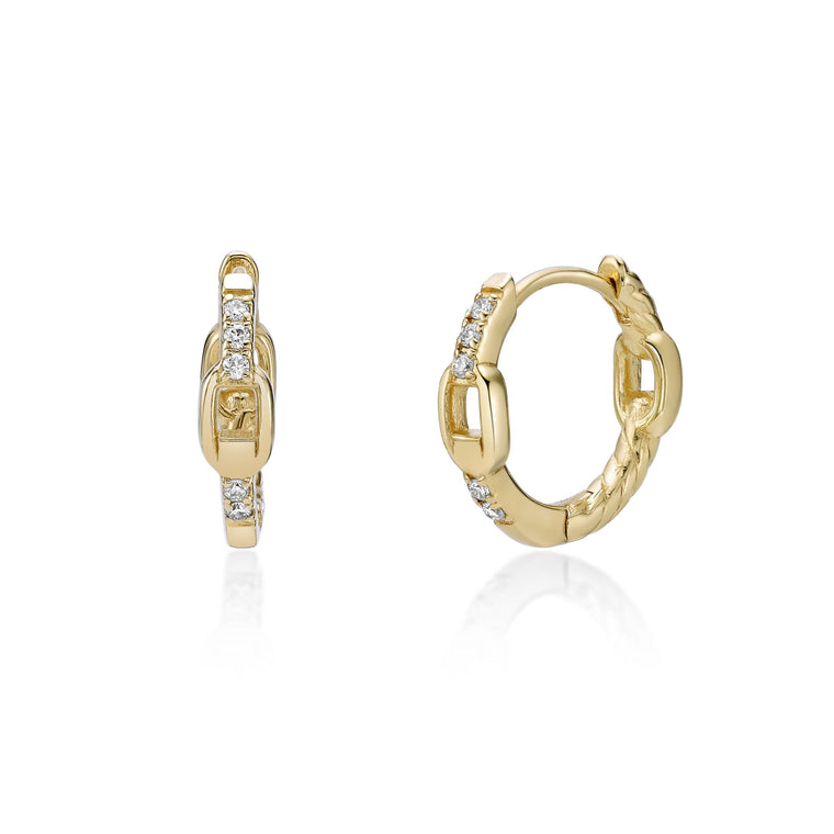 Chain Hoop Earrings