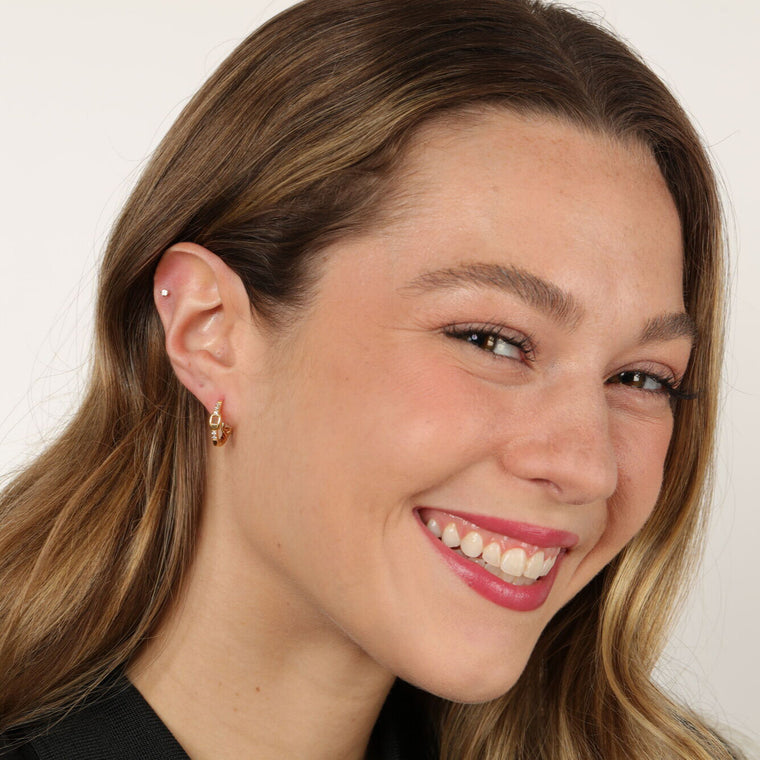 Chain Hoop Earrings