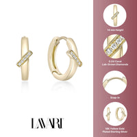 Slash Hoop Earrings
