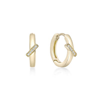 Slash Hoop Earrings