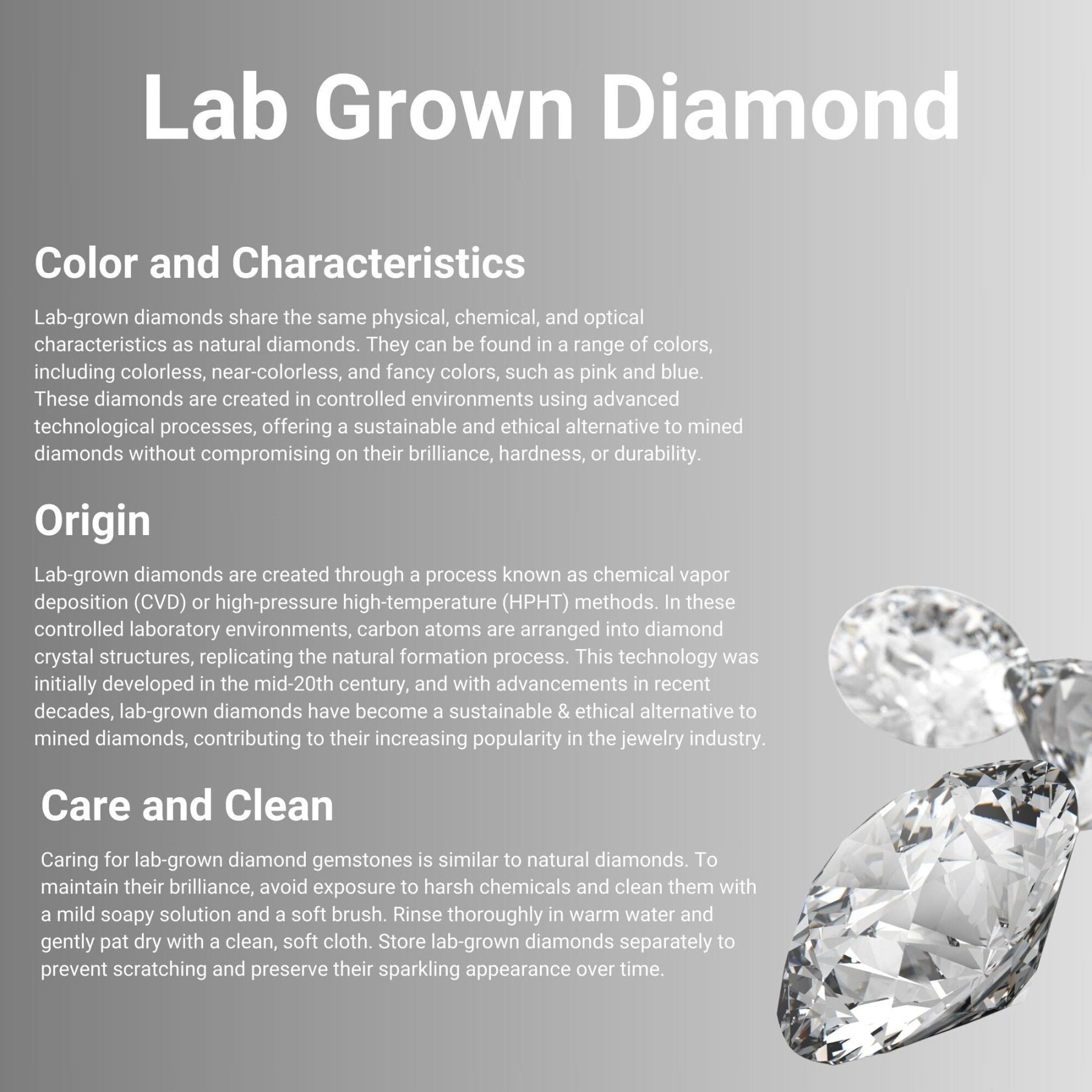 14K Gold 0.01 Carat Lab Grown Diamond Nose Hoop - 20G