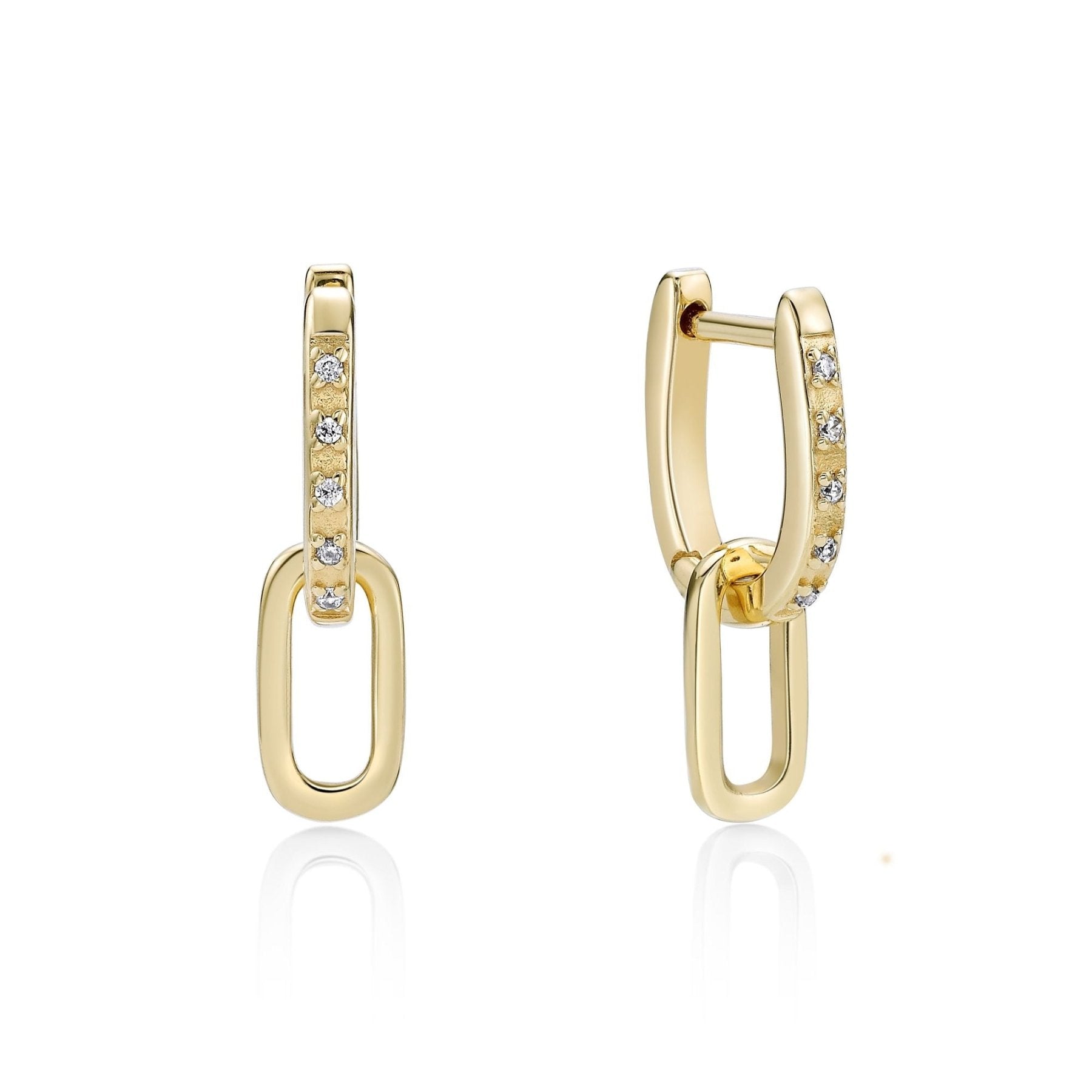 Small Dangle Chain Earrings