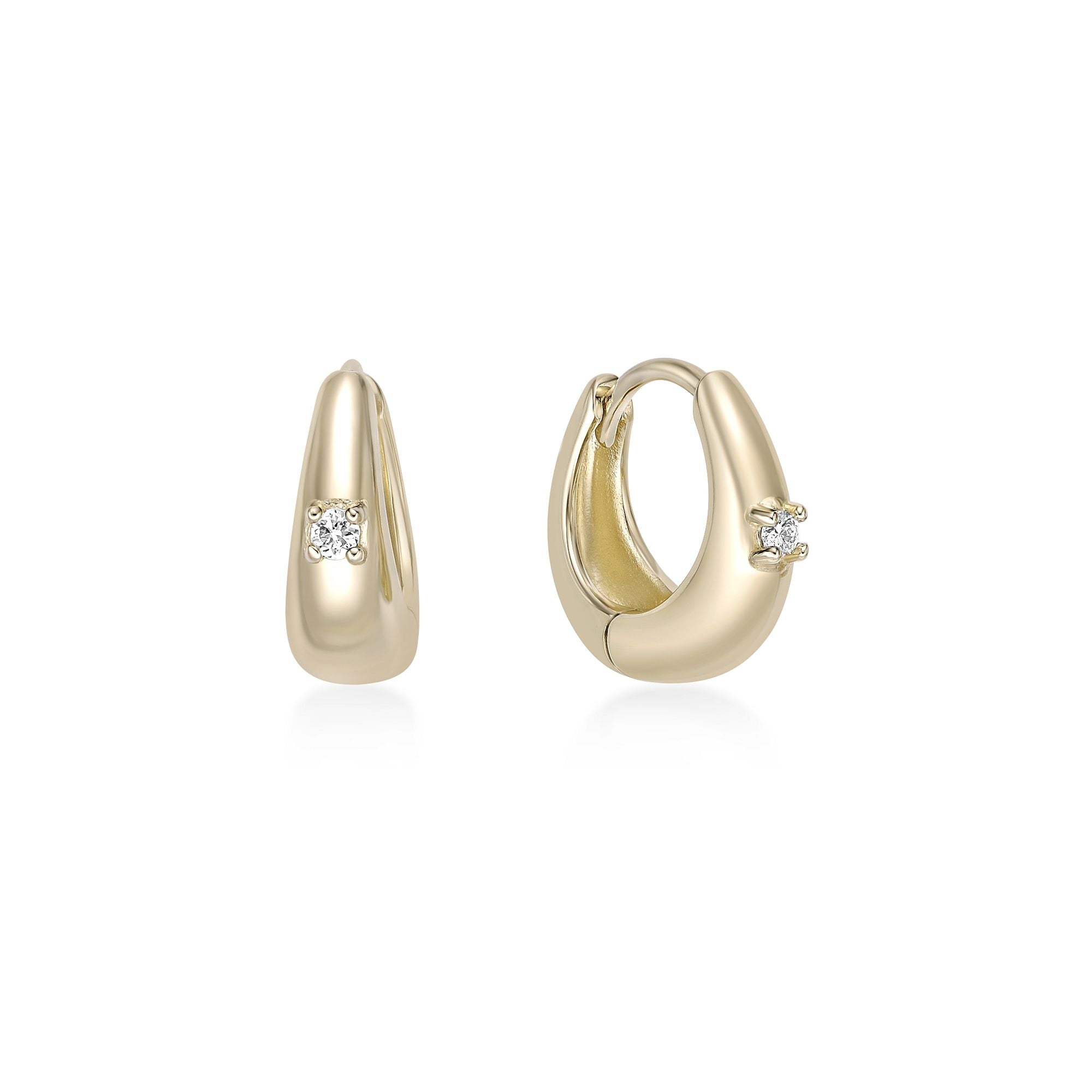 Raindrop Hoop Earrings