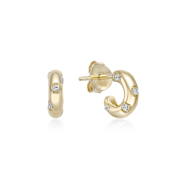 Mini Huggie Hoops