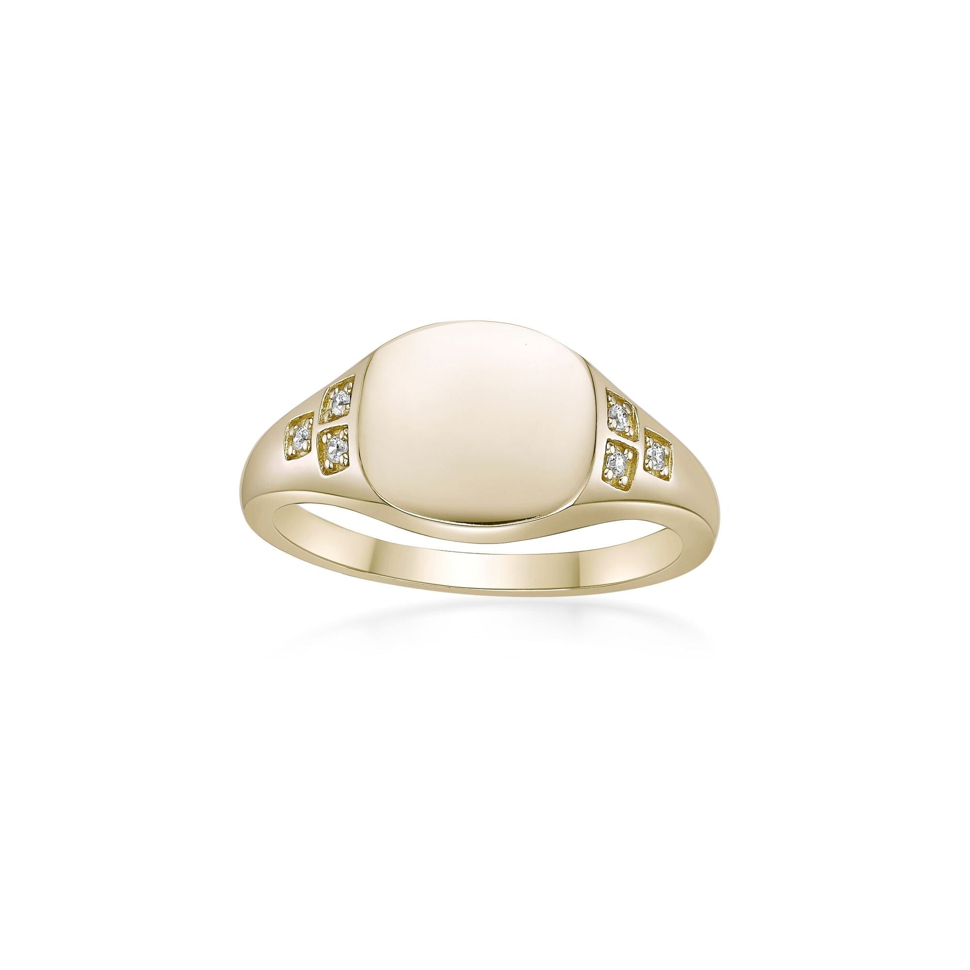 Lab Grown Diamond Signet Ring