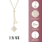 Flora Classic Double Flower Pendant