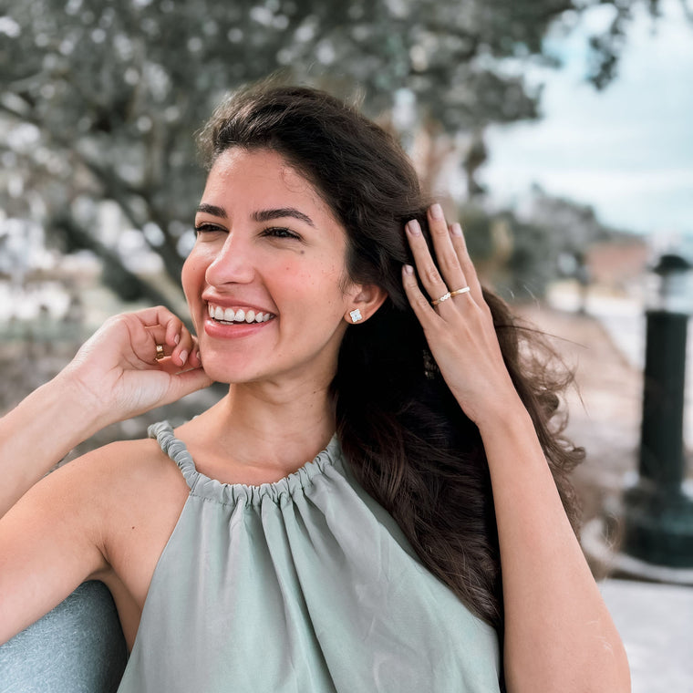 Flora Classic Flower Stud Earrings