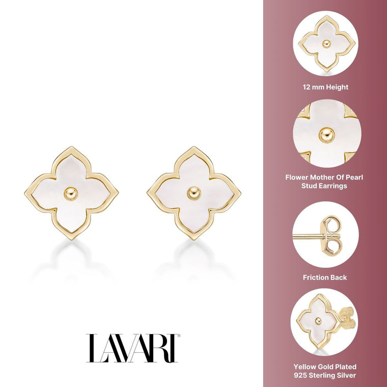 Flora Classic Flower Stud Earrings