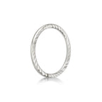 14K Gold Spiral Nose Hoop - 20G