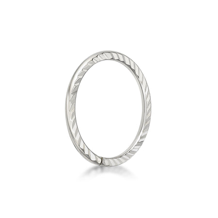 14K Gold Spiral Nose Hoop - 20G